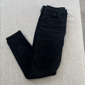 Everlane High Waisted Black Skinny Jeans